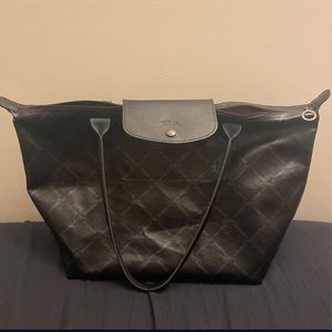 Longchamp Coated Fabric & Leather Le Pliage Tote